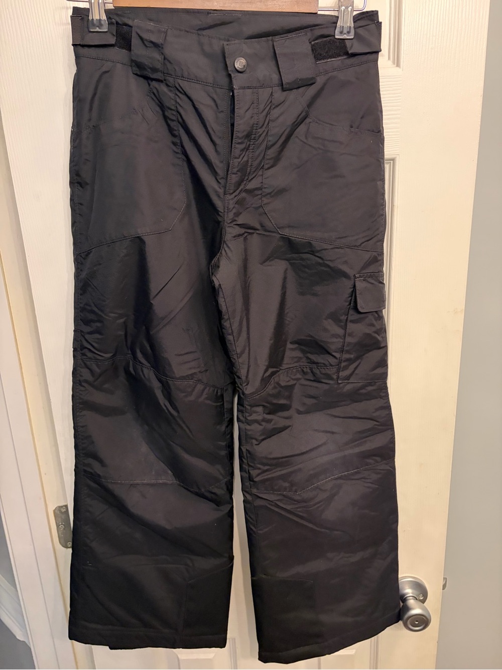 Black Youth Insulated Snow Pants